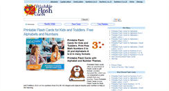 Desktop Screenshot of printableflashcards.org